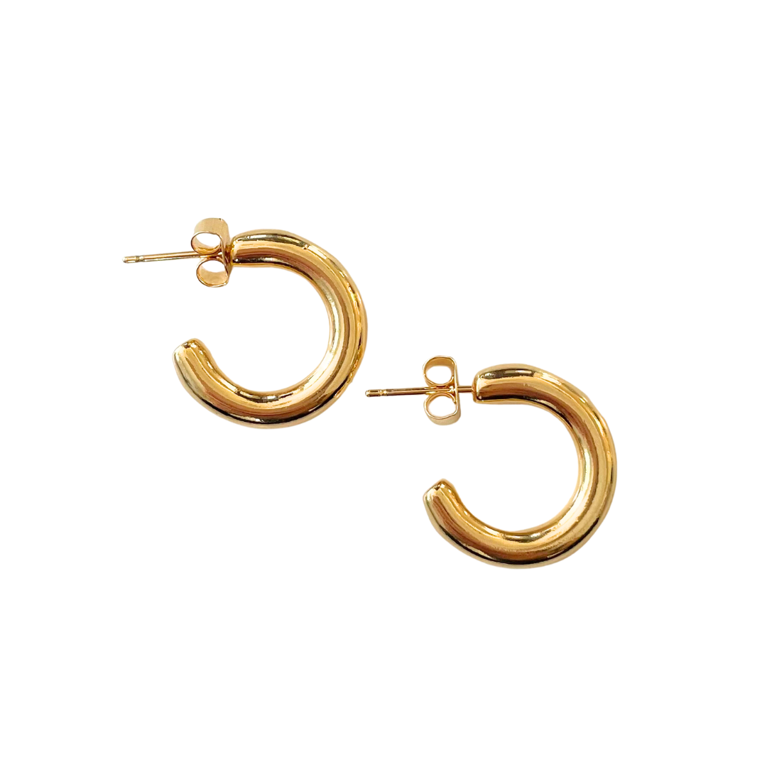 Little 2025 gold hoops