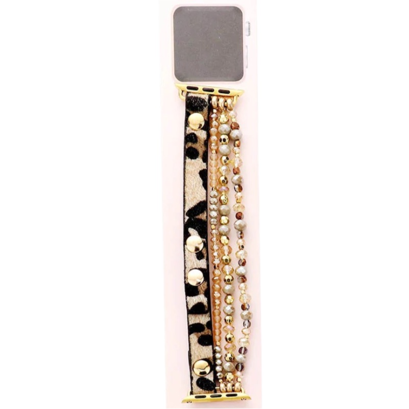 Leopard Layered Apple Watch Band Alison Aubrey