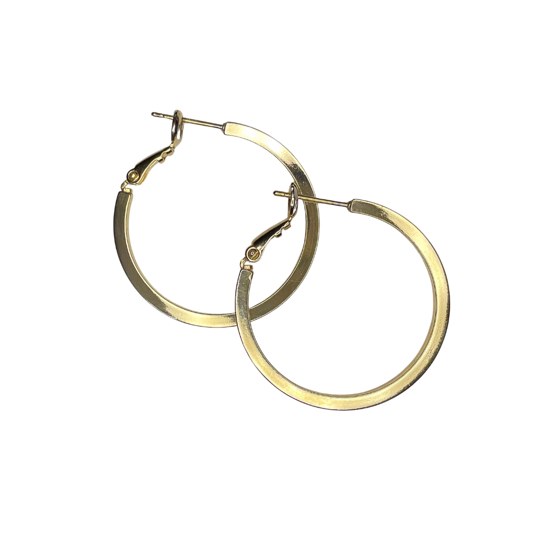 Gold Hoop Earrings - ER-185