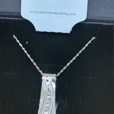 Loop Bar Pendant Necklace