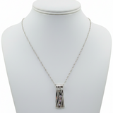 Loop Bar Pendant Necklace