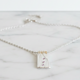 Loop Bar Pendant Necklace